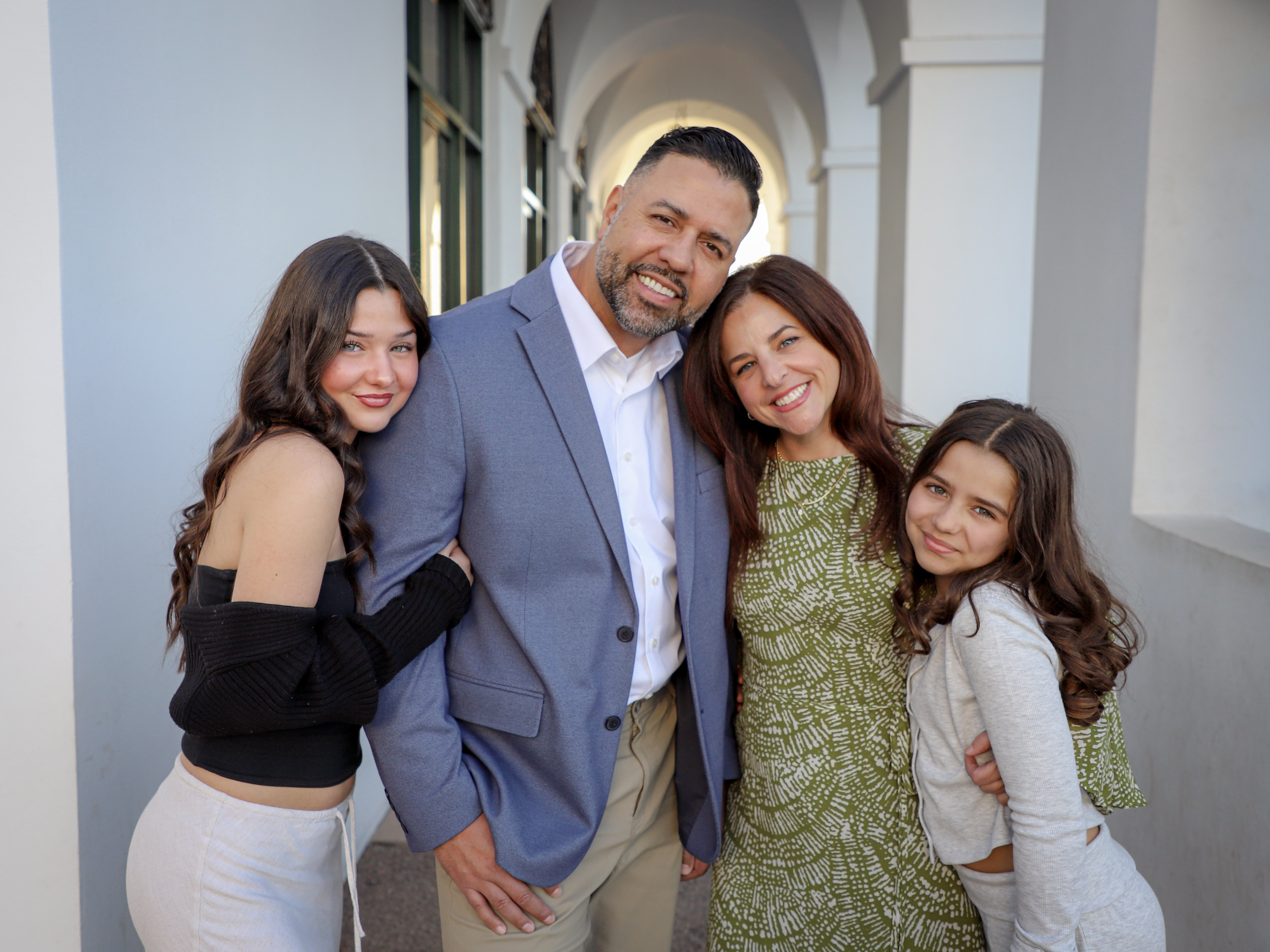Brissa with her family