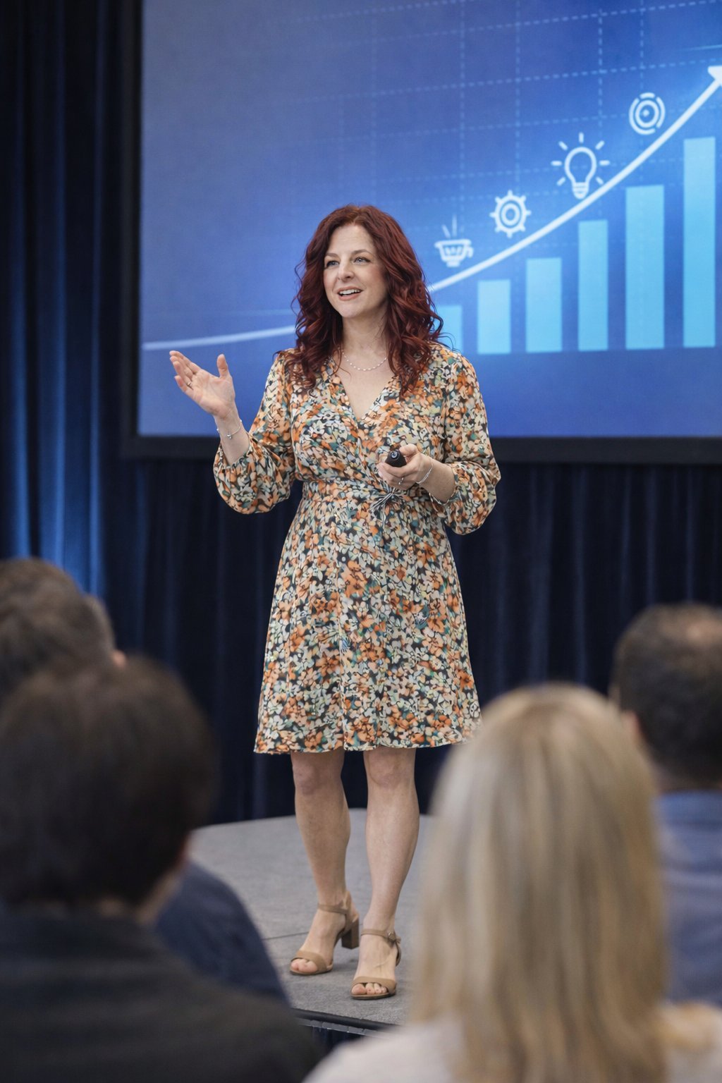 Brissa Ramos presenting at conference